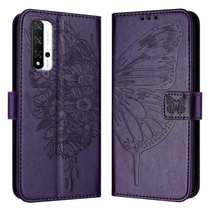 Embossed Butterfly Leather Phone Case, For Honor 50 SE / Huawei Nova 9 SE, For Honor 20 / 20 Pro / 20S, For Honor 9X Global / Huawei P Smart Z