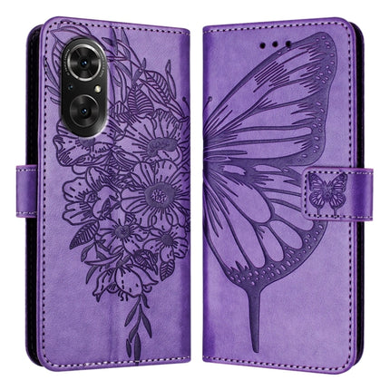 Embossed Butterfly Leather Phone Case, For Honor 50 SE / Huawei Nova 9 SE, For Honor 20 / 20 Pro / 20S, For Honor 9X Global / Huawei P Smart Z
