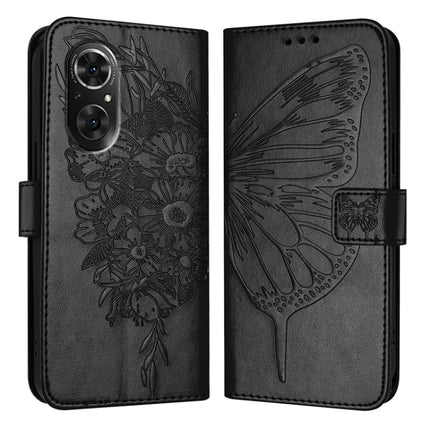 Embossed Butterfly Leather Phone Case, For Honor 50 SE / Huawei Nova 9 SE, For Honor 20 / 20 Pro / 20S, For Honor 9X Global / Huawei P Smart Z
