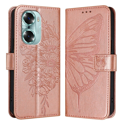 Embossed Butterfly Leather Phone Case, For Honor 60, For Honor 50 Lite / Huawei Nova 8i, For Honor 50 Pro / Huawei Nova 9 Pro