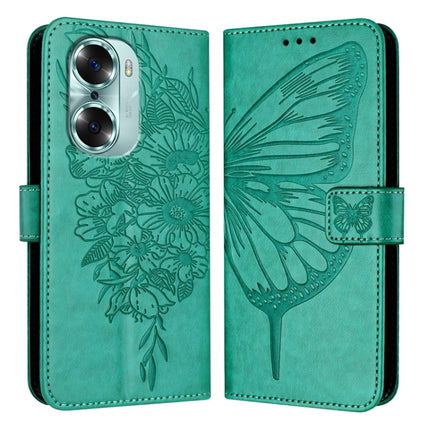 Embossed Butterfly Leather Phone Case, For Honor 60, For Honor 50 Lite / Huawei Nova 8i, For Honor 50 Pro / Huawei Nova 9 Pro