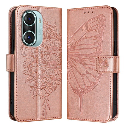 Embossed Butterfly Leather Phone Case, For Honor X8 4G / X30i / Play6T Pro, For Honor 60 SE, For Honor 60 Pro