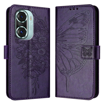 Embossed Butterfly Leather Phone Case, For Honor X8 4G / X30i / Play6T Pro, For Honor 60 SE, For Honor 60 Pro