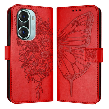 Embossed Butterfly Leather Phone Case, For Honor X8 4G / X30i / Play6T Pro, For Honor 60 SE, For Honor 60 Pro