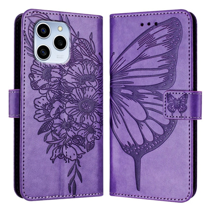 Embossed Butterfly Leather Phone Case, For Honor X8 4G / X30i / Play6T Pro, For Honor 60 SE, For Honor 60 Pro