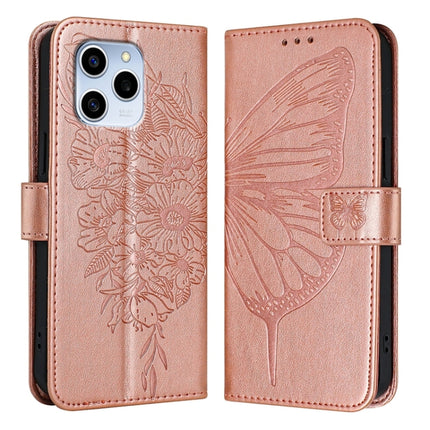 Embossed Butterfly Leather Phone Case, For Honor X8 4G / X30i / Play6T Pro, For Honor 60 SE, For Honor 60 Pro