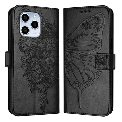 Embossed Butterfly Leather Phone Case, For Honor X8 4G / X30i / Play6T Pro, For Honor 60 SE, For Honor 60 Pro