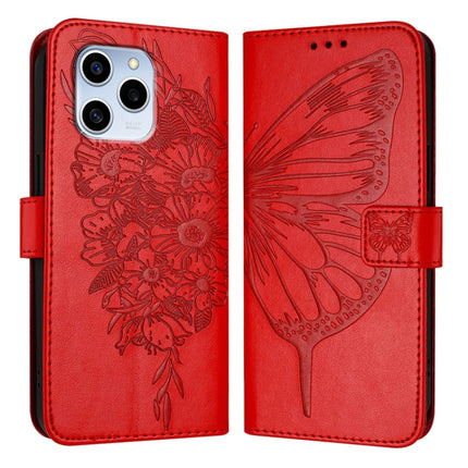 Embossed Butterfly Leather Phone Case, For Honor X8 4G / X30i / Play6T Pro, For Honor 60 SE, For Honor 60 Pro