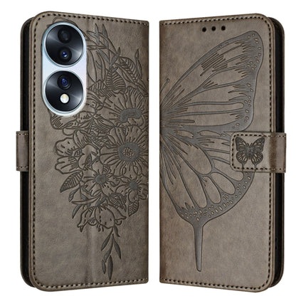 Embossed Butterfly Leather Phone Case, For Honor X40i, For Honor 70 Pro, For Honor 70