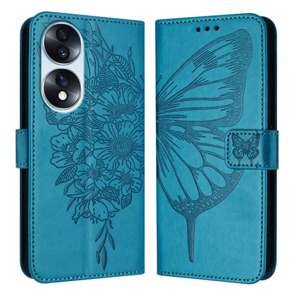 Embossed Butterfly Leather Phone Case, For Honor X40i, For Honor 70 Pro, For Honor 70