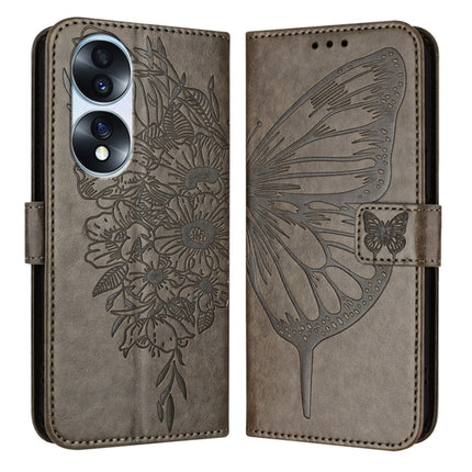 Embossed Butterfly Leather Phone Case, For Honor X40i, For Honor 70 Pro, For Honor 70
