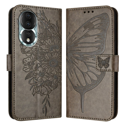 Embossed Butterfly Leather Phone Case, For Honor 80 GT, For Honor 80, For Honor X30 5G/X9 4G/X9 5G