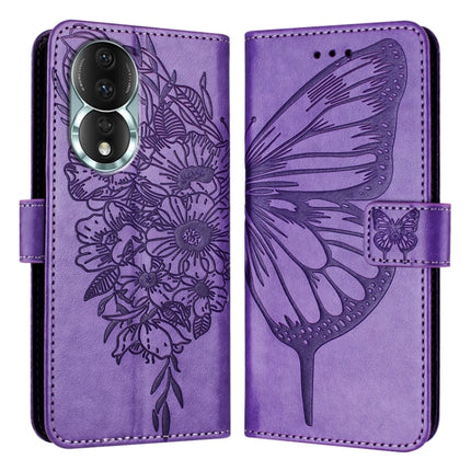 Embossed Butterfly Leather Phone Case, For Honor 80 GT, For Honor 80, For Honor X30 5G/X9 4G/X9 5G