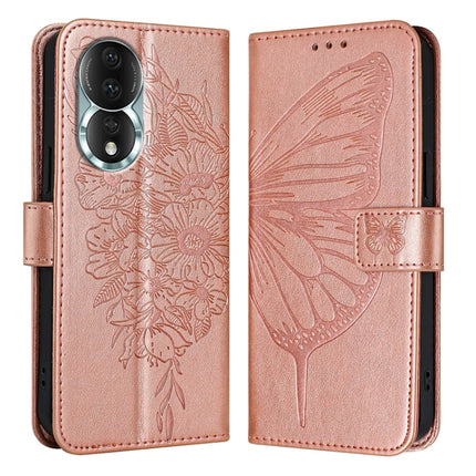 Embossed Butterfly Leather Phone Case, For Honor 80 GT, For Honor 80, For Honor X30 5G/X9 4G/X9 5G