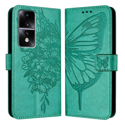 Embossed Butterfly Leather Phone Case, For Honor 80 GT, For Honor 80, For Honor X30 5G/X9 4G/X9 5G