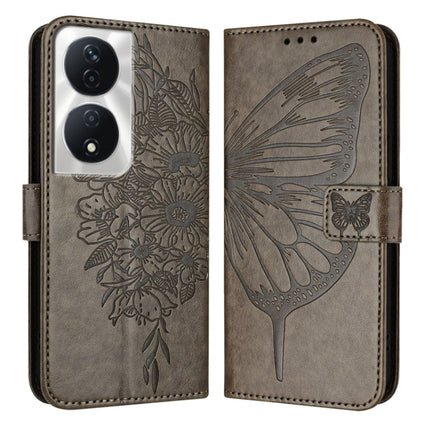 Embossed Butterfly Leather Phone Case, For Honor Play 50, For Honor 200 Lite Global, For Honor 90 Smart/X7b 4G/X7b 5G