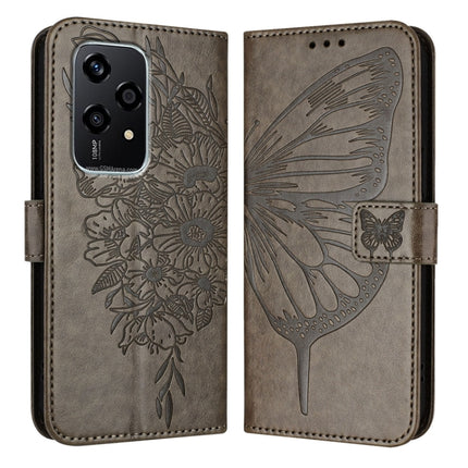 Embossed Butterfly Leather Phone Case, For Honor Play 50, For Honor 200 Lite Global, For Honor 90 Smart/X7b 4G/X7b 5G