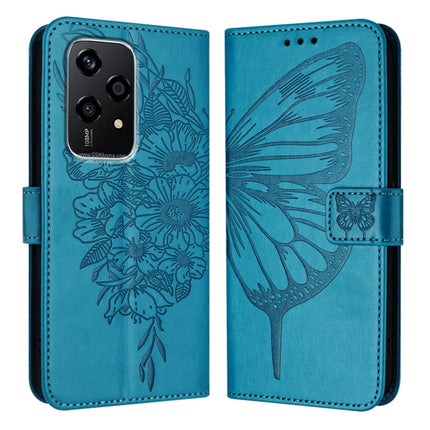 Embossed Butterfly Leather Phone Case, For Honor Play 50, For Honor 200 Lite Global, For Honor 90 Smart/X7b 4G/X7b 5G