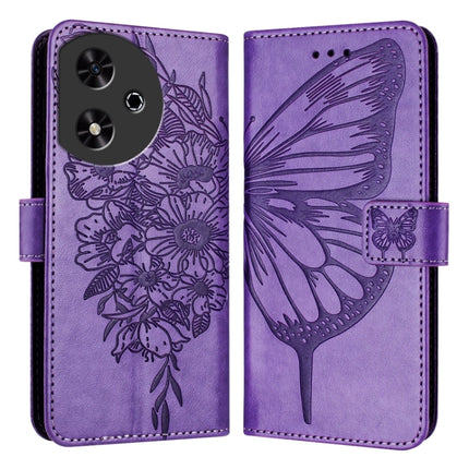 Embossed Butterfly Leather Phone Case, For Honor Play 50, For Honor 200 Lite Global, For Honor 90 Smart/X7b 4G/X7b 5G
