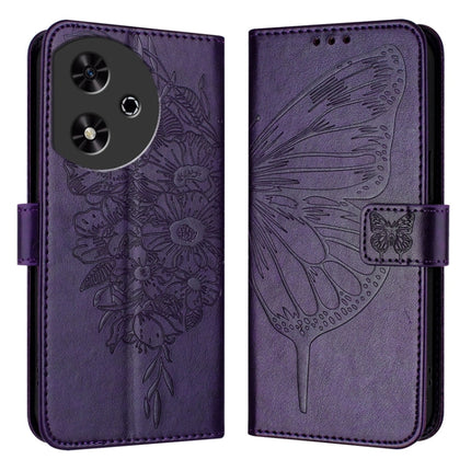 Embossed Butterfly Leather Phone Case, For Honor Play 50, For Honor 200 Lite Global, For Honor 90 Smart/X7b 4G/X7b 5G