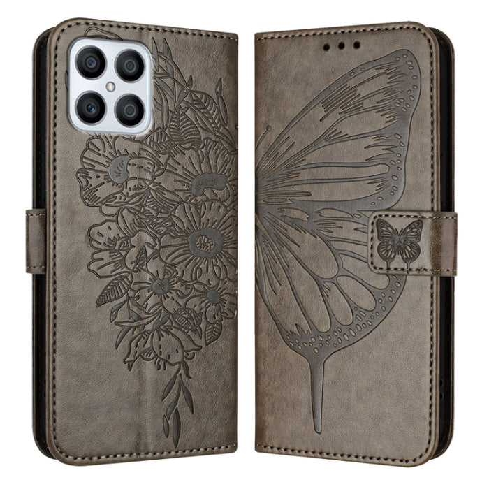 Embossed Butterfly Leather Phone Case, For Honor X8 4G / X30i / Play6T Pro, For Honor 60 SE, For Honor 60 Pro