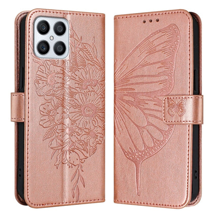 Embossed Butterfly Leather Phone Case, For Honor X8 4G / X30i / Play6T Pro, For Honor 60 SE, For Honor 60 Pro