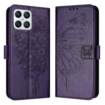 Embossed Butterfly Leather Phone Case, For Honor X8 4G / X30i / Play6T Pro, For Honor 60 SE, For Honor 60 Pro