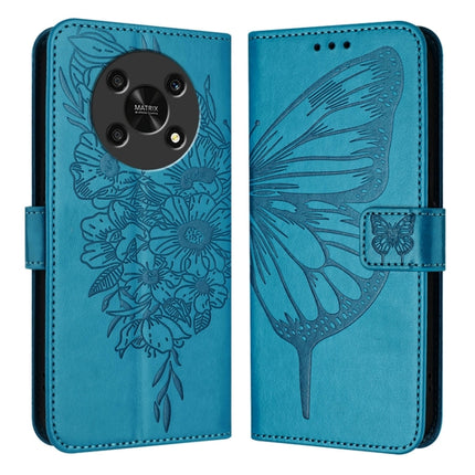 Embossed Butterfly Leather Phone Case, For Honor 80 GT, For Honor 80, For Honor X30 5G/X9 4G/X9 5G