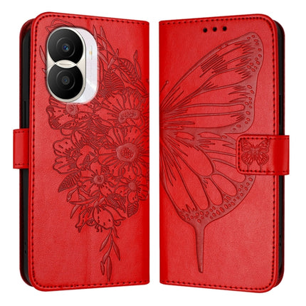 Embossed Butterfly Leather Phone Case, For Honor X40i, For Honor 70 Pro, For Honor 70