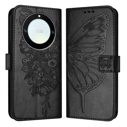 Embossed Butterfly Leather Phone Case, For Honor X7a / Play7T 5G, For Honor Magic5 Pro, For Honor X40 / X9a / Magic5 Lite