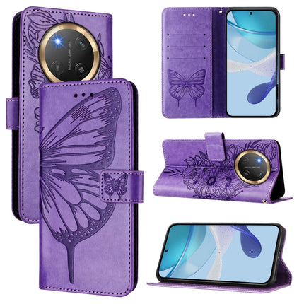 Embossed Butterfly Leather Phone Case, For Honor 300 Pro / 300 Ultra, For Honor 300, For Honor X9C 5G Global