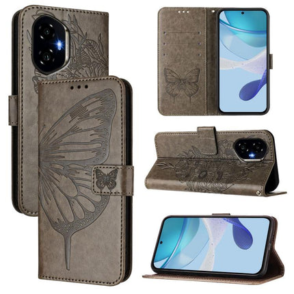 Embossed Butterfly Leather Phone Case, For Honor 300 Pro / 300 Ultra, For Honor 300, For Honor X9C 5G Global