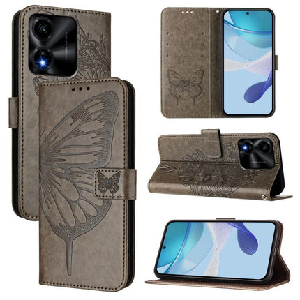 Embossed Butterfly Leather Phone Case, For Honor Magic8, For Honor Play 70 Plus, For Honor X5c Plus