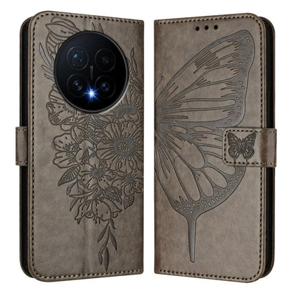Embossed Butterfly Leather Phone Case, For Honor Magic8, For Honor Play 70 Plus, For Honor X5c Plus
