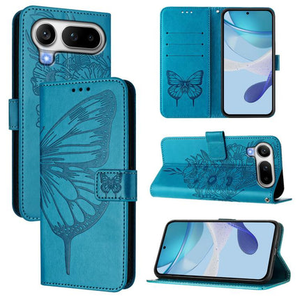 Embossed Butterfly Leather Phone Case, For Honor Magic8 Pro Air 5G, For Honor X8d 4G Global, For Honor Magic8 Pro