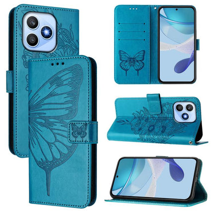 Embossed Butterfly Leather Phone Case, For Honor Magic8 Pro Air 5G, For Honor X8d 4G Global, For Honor Magic8 Pro