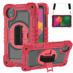 For Redmi Pad SE 8.7 4G / Red + Black
