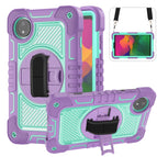 For Redmi Pad SE 8.7 4G / Purple + Mint Green