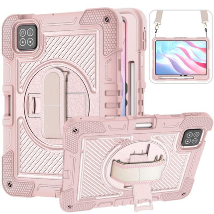 360 Degree Rotation PC Contrast Silicone Tablet Case, For Xiaomi Redmi Pad 2 SE 9.7 2026, For Xiaomi Redmi Pad 2, For Xiaomi Pad 7 / 7 Pro, For Redmi Pad SE 8.7 4G