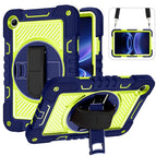For Xiaomi Redmi Pad 2 SE 9.7 2026 / Navy Blue + Yellow Green