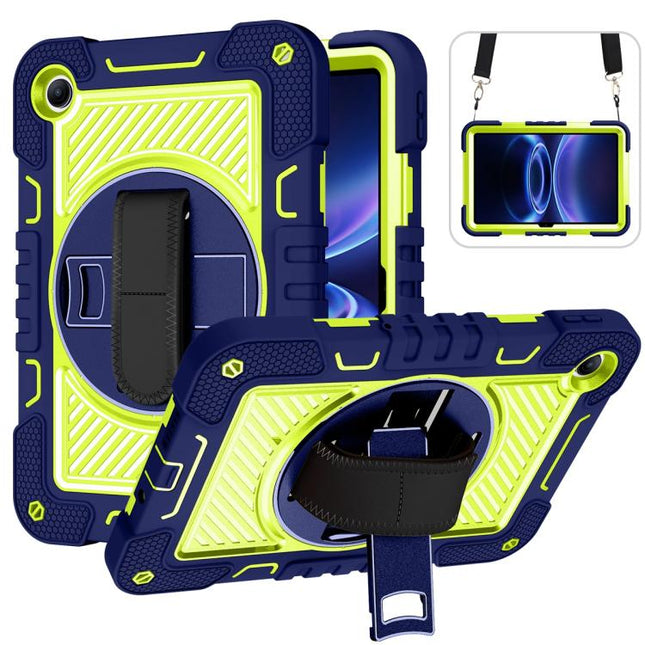 360 Degree Rotation PC Contrast Silicone Tablet Case, For Xiaomi Redmi Pad 2 SE 9.7 2026, For Xiaomi Redmi Pad 2, For Xiaomi Pad 7 / 7 Pro, For Redmi Pad SE 8.7 4G
