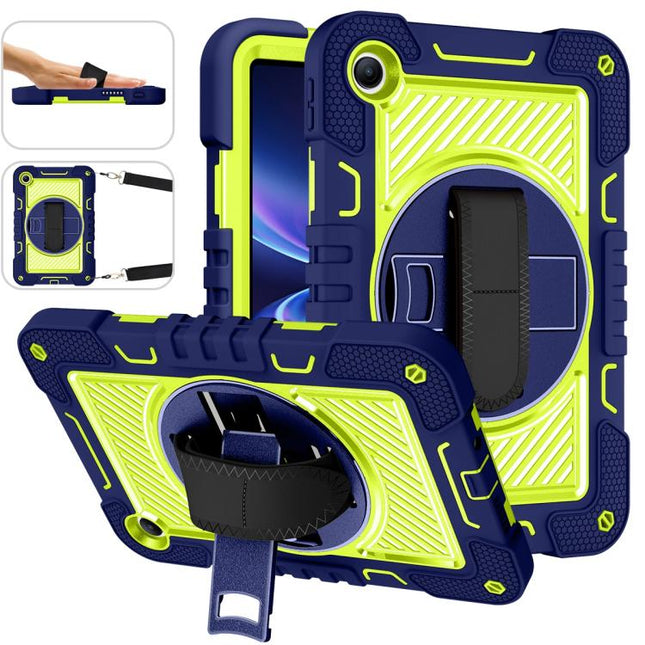 360 Degree Rotation PC Contrast Silicone Tablet Case, For Xiaomi Redmi Pad 2 SE 9.7 2026, For Xiaomi Redmi Pad 2, For Xiaomi Pad 7 / 7 Pro, For Redmi Pad SE 8.7 4G