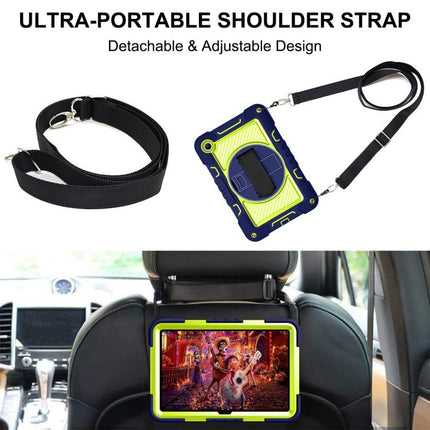 360 Degree Rotation PC Contrast Silicone Tablet Case, For Xiaomi Redmi Pad 2 SE 9.7 2026, For Xiaomi Redmi Pad 2, For Xiaomi Pad 7 / 7 Pro, For Redmi Pad SE 8.7 4G