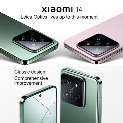 Xiaomi 14,  6.36 inch Xiaomi HyperOS Snapdragon 8 Gen 3 Octa Core 4nm up to 3.3GHz, NFC, Network: 5G, 16GB+512GB