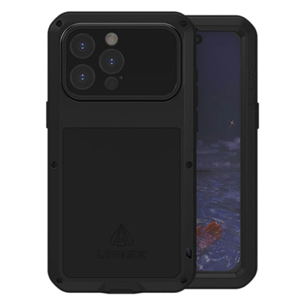 LOVE MEI Metal Shockproof Life Waterproof Dustproof Phone Case, For iPhone 16 Pro, For iPhone 16, For iPhone 15 Pro Max, For iPhone 15 Pro