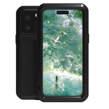 LOVE MEI Metal Shockproof Life Waterproof Dustproof Phone Case, For iPhone 17 Pro Max, For iPhone 17 Pro, For iPhone 17, For iPhone 16 Pro Max