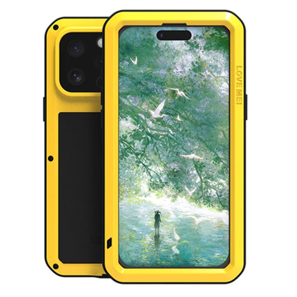 LOVE MEI Metal Shockproof Life Waterproof Dustproof Phone Case, For iPhone 17 Pro Max, For iPhone 17 Pro, For iPhone 17, For iPhone 16 Pro Max