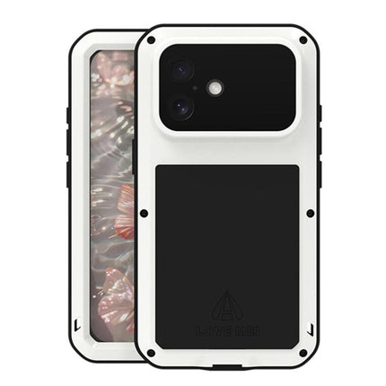 LOVE MEI Metal Shockproof Life Waterproof Dustproof Phone Case, For iPhone 17 Pro Max, For iPhone 17 Pro, For iPhone 17, For iPhone 16 Pro Max