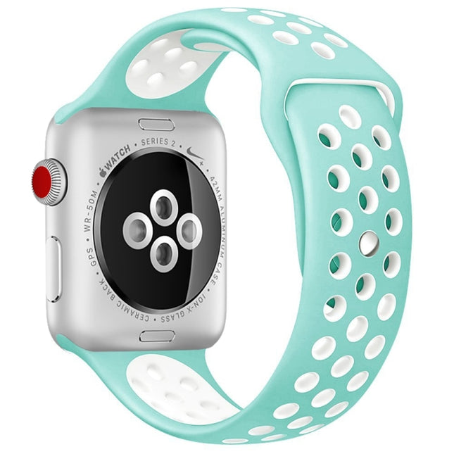 Sport Silicone Watchband Standard Edition, For Apple Watch Series 7 41mm / 6 & SE & 5 & 4 40mm / 3 & 2 & 1 38mm