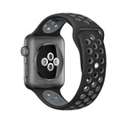 For Apple Watch Series 7 41mm / 6 & SE & 5 & 4 40mm / 3 & 2 & 1 38mm / Black Grey
